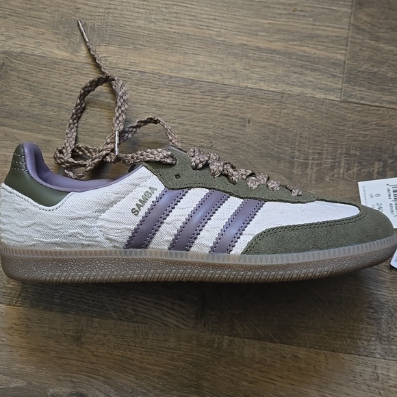 Adidas Samba OG Legacy Purple Olive Strata Womens 7.5 Mens 6.5 NEW IN BOX - Picture 6 of 10
